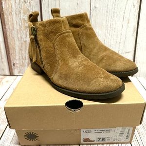 Women UGG Auteo ll Suede Leather Ankle Boots Sz 7.5